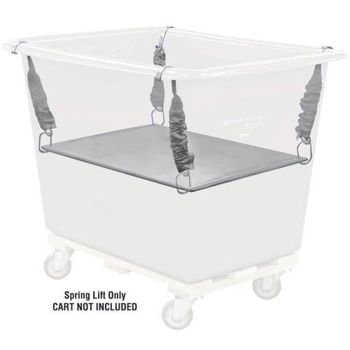 Royal Basket Spring Platform Lift to Fit 16 Bushel Poly Trucks (PSN), Gray